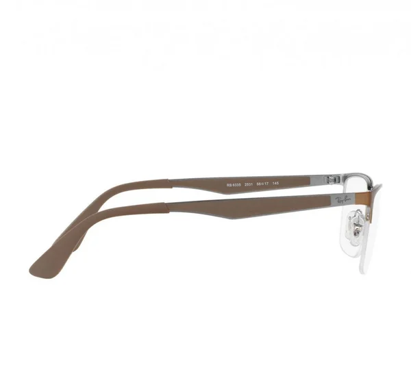 Ray Ban RX6335 Eyeglasses - 2531 Grey Top on Brusched Brown