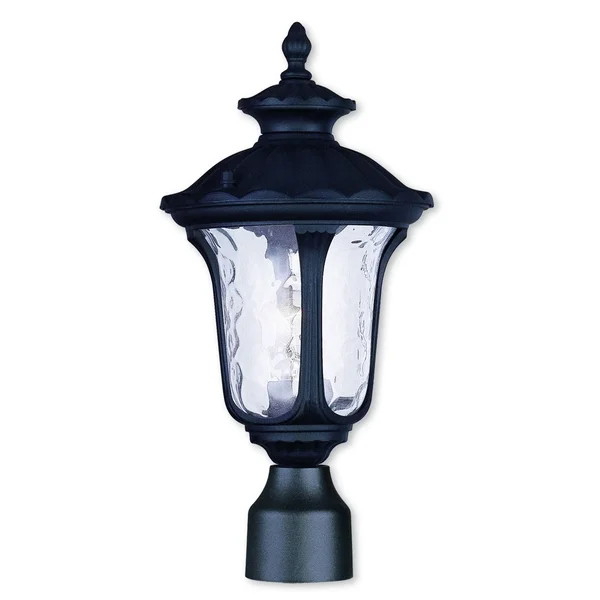 Livex Lighting 7848-04 Oxford Outdoor Post Light, Black