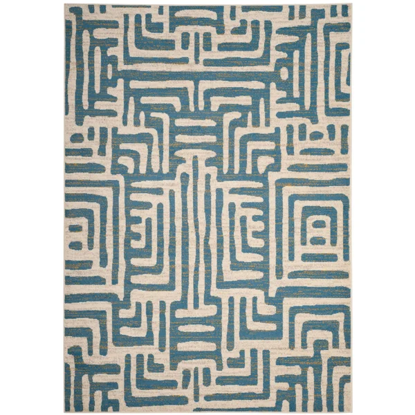 Safavieh Amsterdam AMS106A Ivory, Mauve Rug 6&7x22 x 6&7x22 Square