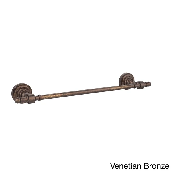 Allied Brass Retro Dot Collection 30 inch Towel Bar Black Matte