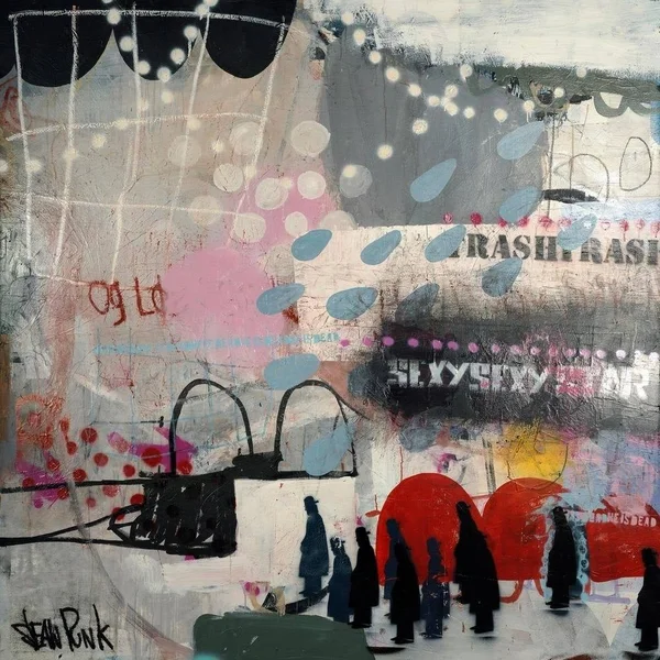 Easy Art Prints Sean Punk's 'Travel' Premium Canvas Art (40 x 40)