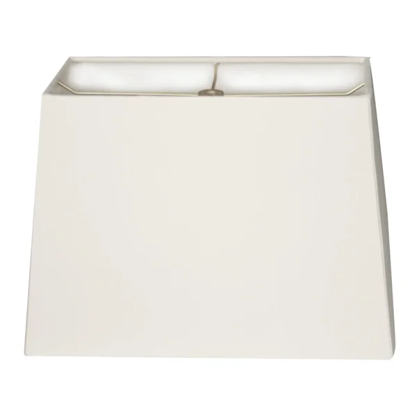 Royal Designs 14x22 Rectangle Hard Back Lamp Shade White