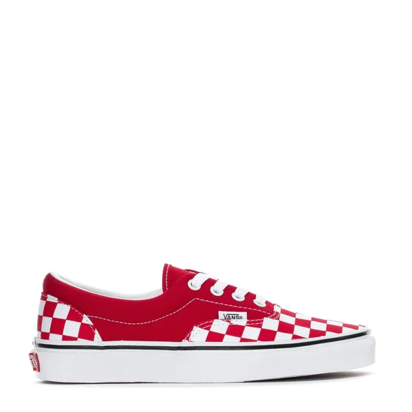 Vans Era (Checkerboard Racing Red/True White) Men's Skate Shoes-10