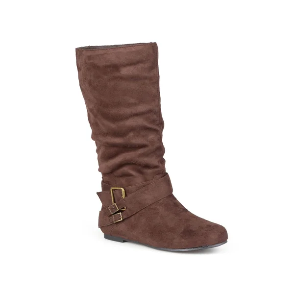 Journee Collection Women's Shelley-6 Wide-Calf Boot, Color: Brown, Size: 9.5