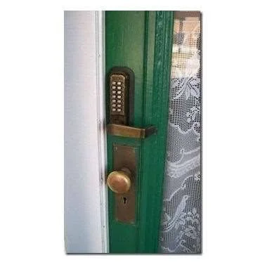 Lockey 2835 Mechanical Keyless Combination Lever - Jet Black