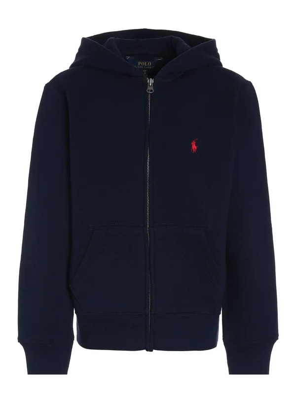 Ralph Lauren Kids Logo Hoodie Navy