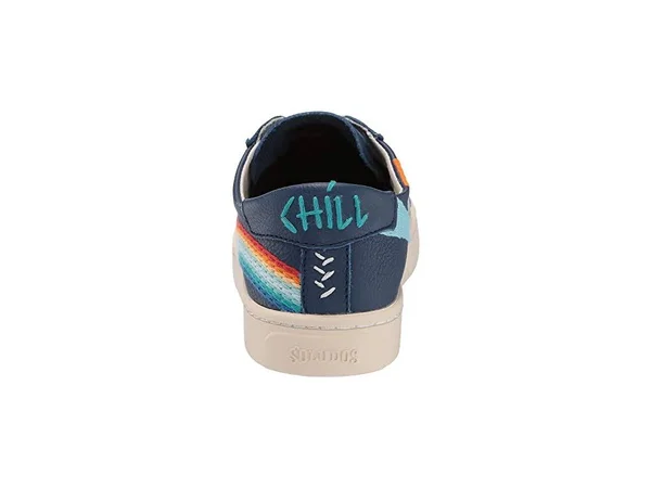 Soludos Rainbow Wave Sneaker - Marine Blue - 8.5