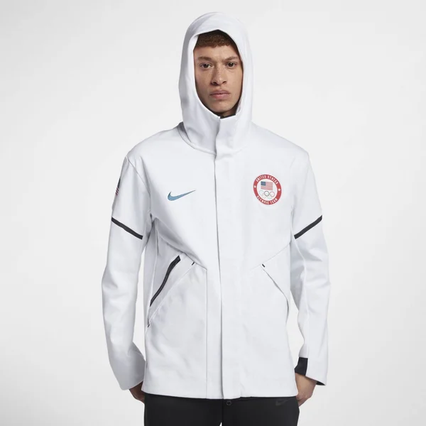 NIKE Tech Fleece Team USA Windrunner Men's Jacket (Imperial Purple/Iris/Imperial Purple, 3.5 Youth XL)