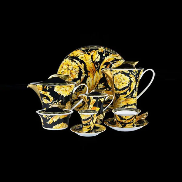 Versace Meets Rosenthal Vanity Deep Plate Diam. 8 21/32 in.