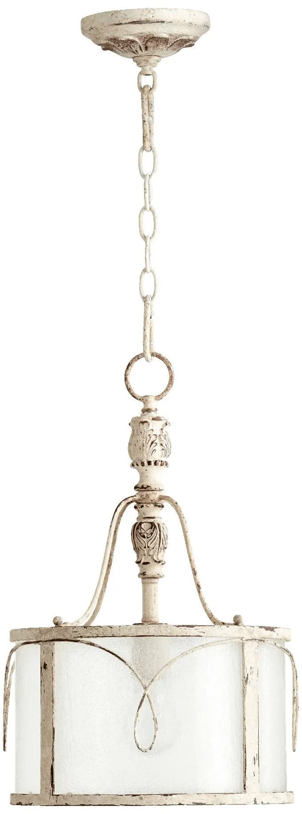 Quorum 3506-70 1 Light Salento Persian White Pendant