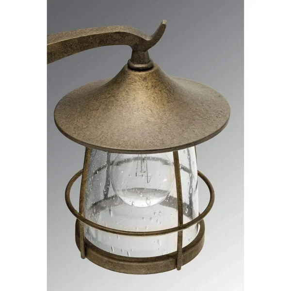 Progress Lighting Prairie Burnished Chestnut 1-Light Wall Lantern P5764-86