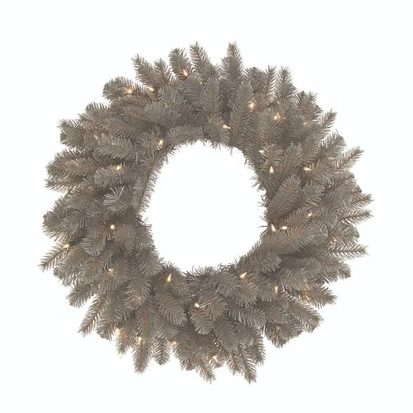 Vickerman 48 inch Colorado Blue Wreath Duralit 200 Clear Lights