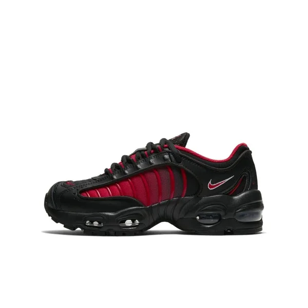 Nike Big Kids& Air Max Tailwind IV Shoes: Black/Red 4.5 - BQ9810-600