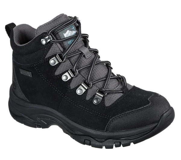 Skechers Relaxed Fit: Trego - El Capitan Boots - Black/Gray, 6.0