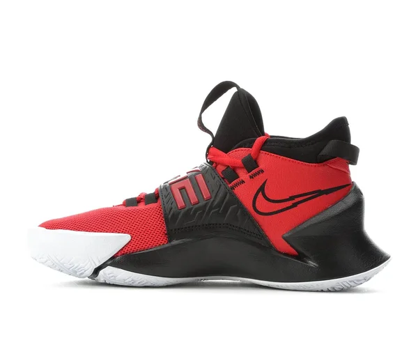Nike Big Kids& Future Court 3 Basketball Shoes in Red/University Red Size 7.0