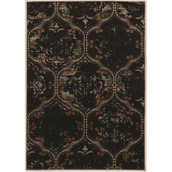 Linon Vintage Arthur Rug - Brown, 8x10 ft