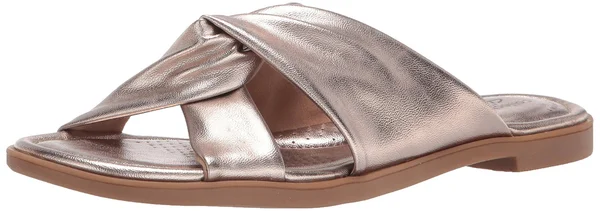 Clarks Reyna Twist Women's Shoes Metallic Synthetic : 5.5 B