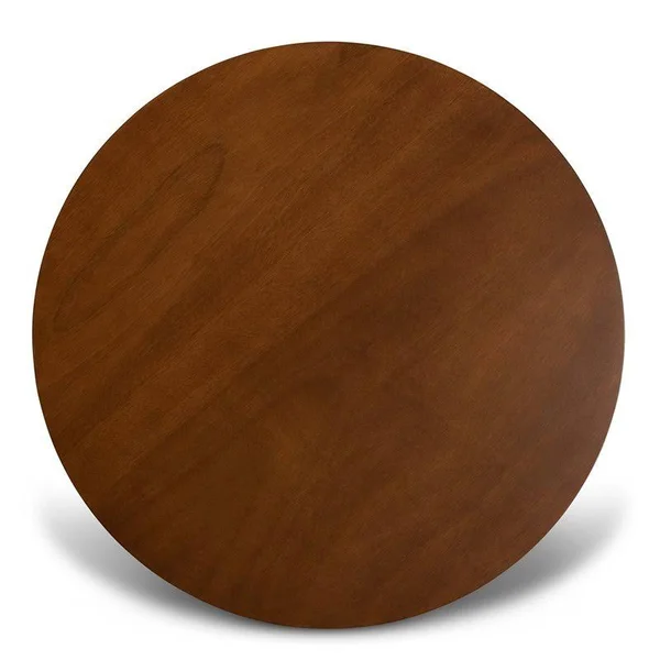 Bowery Hill Walnut Brown Finished Wood 5-Piece Dining Set