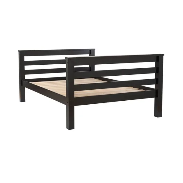 Powell Levi Twin Full Bunk Bed - Black - 81" x 58