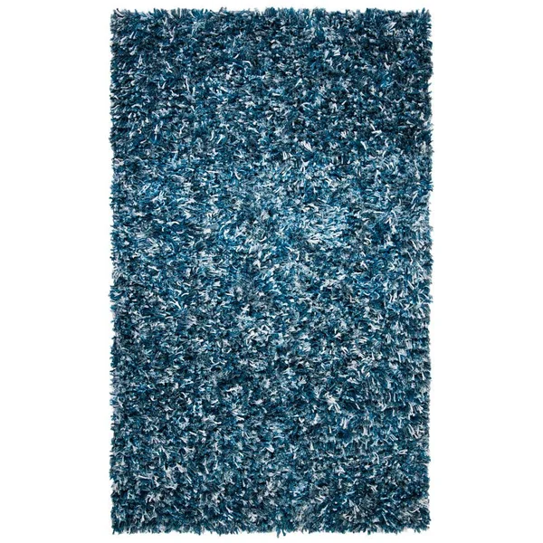 Safavieh Rio Shag Navy/Ivory 4 ft. x 6 ft. Area Rug