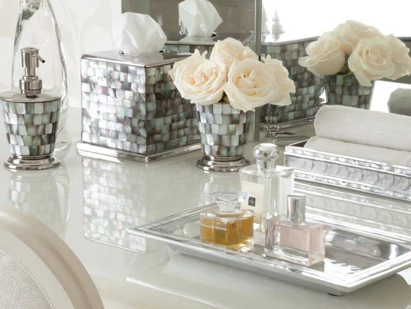 Julia Knight Classic 12x22 Vanity Tray Platinum
