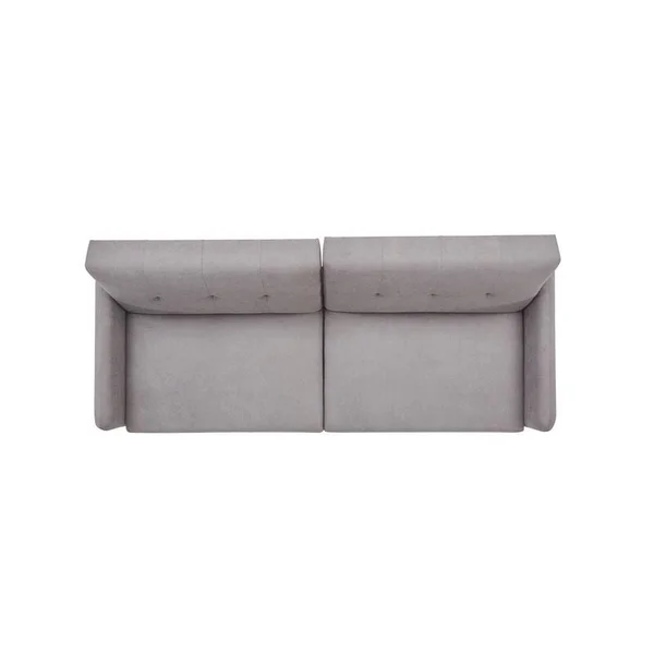 Modern Linen Convertible Folding Futon Sofa Bed for Apartment - Dorm - Grey