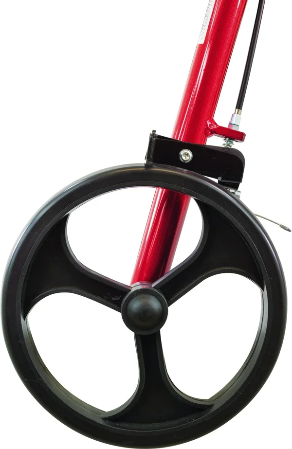 Roscoe Deluxe Transport Rollator Burgundy
