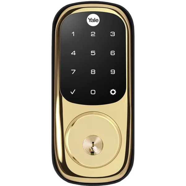Yale Assure Lock Touchscreen Deadbolt in Polished Brass