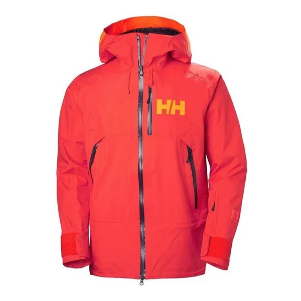 Helly Hansen Men’s Sogn Shell Ski Jacket, Red, 2XL
