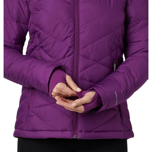 Columbia Women's Heavenly Hooded Jacket (M Plum)