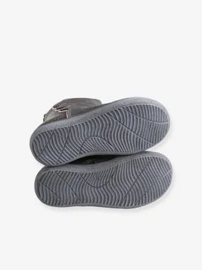 Leather Boots for Girls - Designed for Autonomy Grey