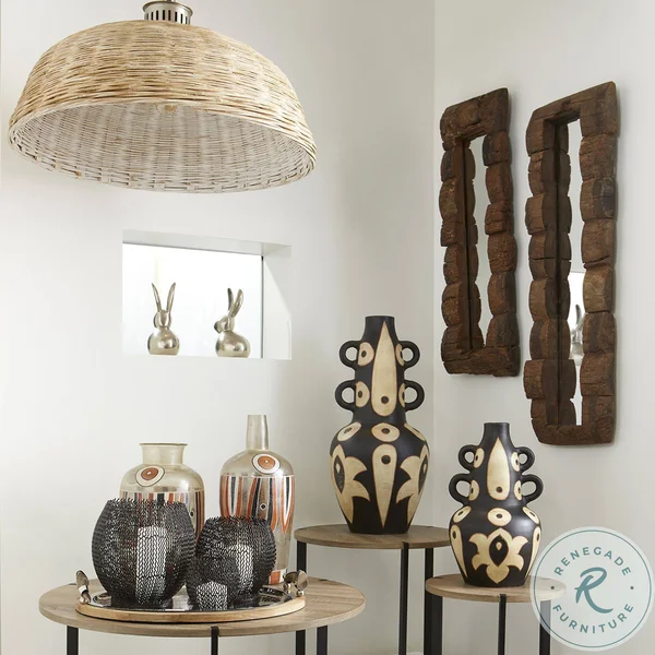 Navajo Vase - Cyan Design 10678