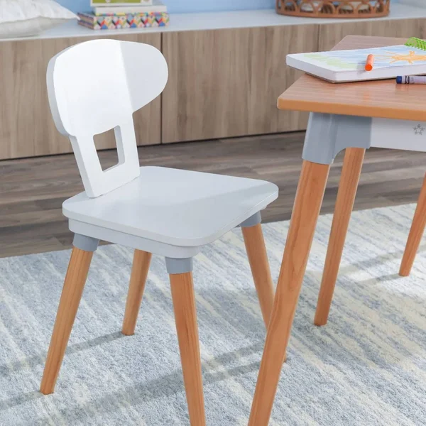 Mid-Century Kid Toddler Table & 4 Chair Set - Kidkraft 26196