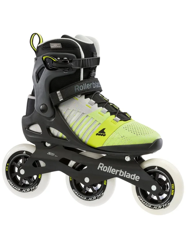 Rollerblade Macroblade 110 3WD Men's Inline Skates Grey/Yellow