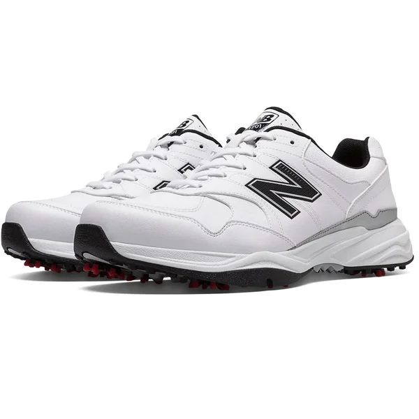 New Balance Men's 1701 Golf Shoes Size 8 - White/Black