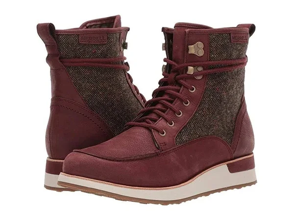 Merrell Women's Roam Mid Boot - 9 - Raisin