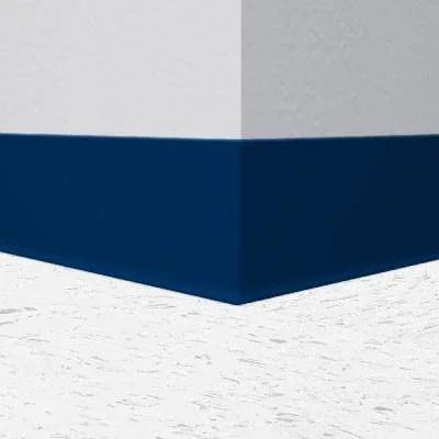 Roppe 700 Series Deep Navy 4x22 x 1/8x22 Rubber Cove Molding 4x22 x 120& Roll, Straight (Toeless)