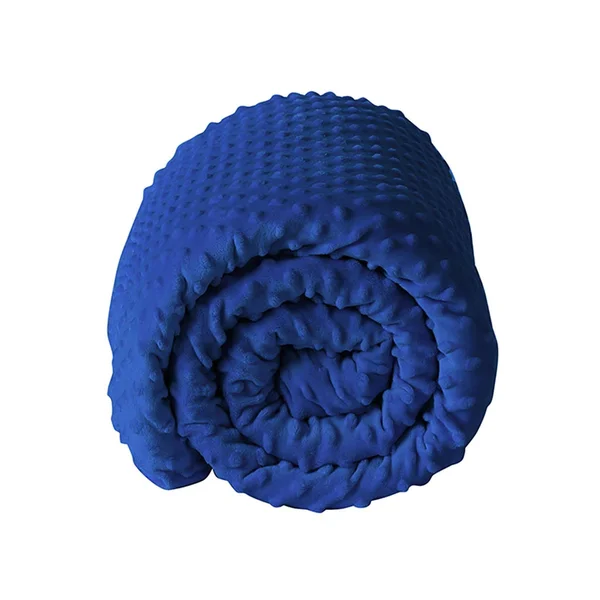 Swift Home Weighted Blanket with Removable Cover -7 lbs Blue
