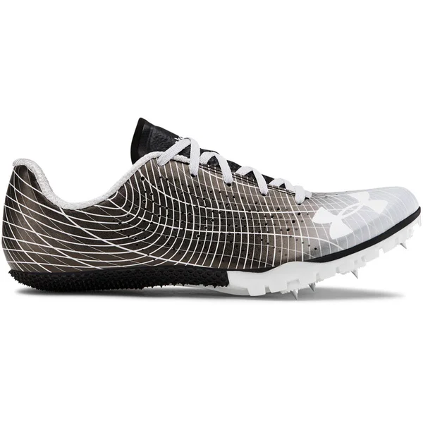 Under Armour Kick Sprint 3 Running Spikes - Grey/Black - 5.5