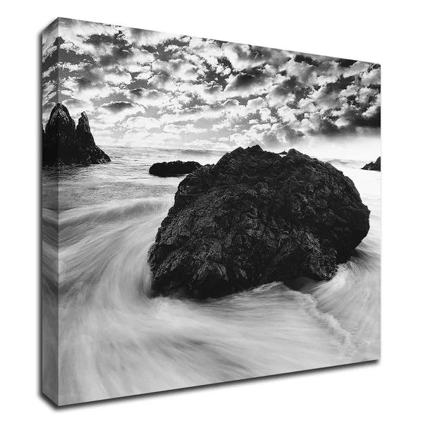 24x22 x 24x22 Tide Swirl by PhotoINC Studio Print on Canvas