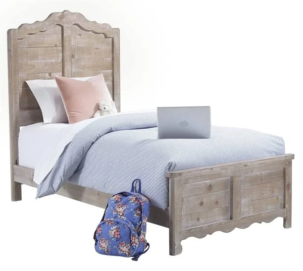 Progressive Furniture B643-25 Chatsworth Chalk Twin Headboard