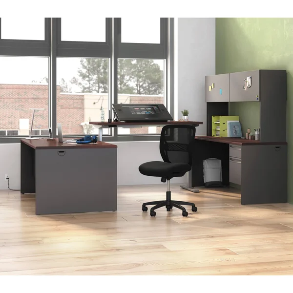 HON 38000 Series Left Return Mahogany/Charcoal