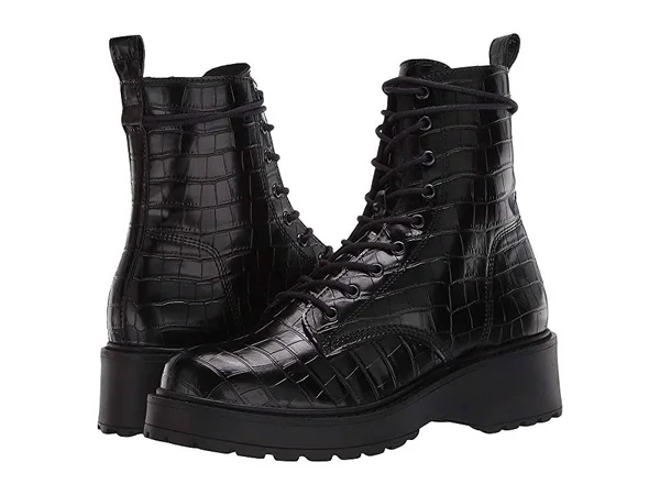 Steve Madden Tornado Boot (Black Croco) Women's Boots
