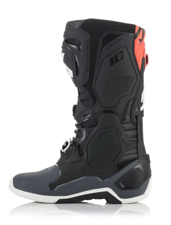 Alpinestars 2020 Tech 10 Boots Black/Gray/Orange/Red 10