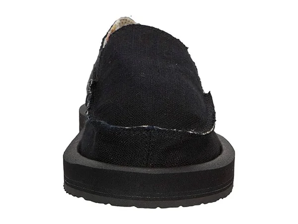 Sanuk Donna Soft Top Hemp Women's Shoes Black : 5 B - Medium