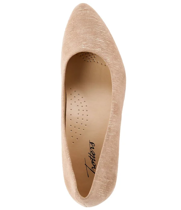 Trotters Kiera Pumps - Women's, Tan Metallic, Size: 7