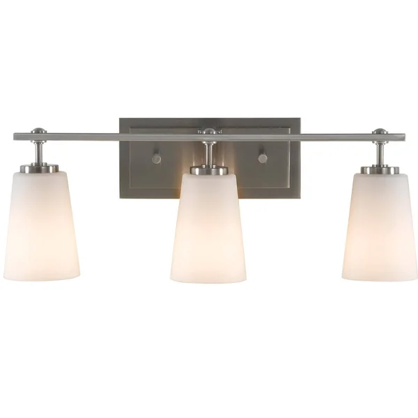 Feiss VS14903-BS Sunset Drive Brushed Steel 3 Light Vanity