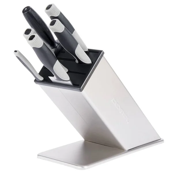 Dexter Russell 29823 V-Lo Series 6-Piece Knife Set & Stainless Steel Block