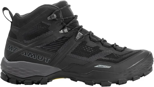 Mammut Ducan Mid GTX Hiking Boot - Men's Black/Dark Titanium, 13.5