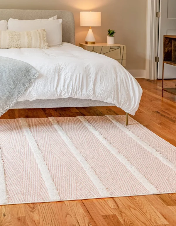 Sabrina Soto Casa Area Rug or Runner, Size: 8& 3 x 10& 0, Pink